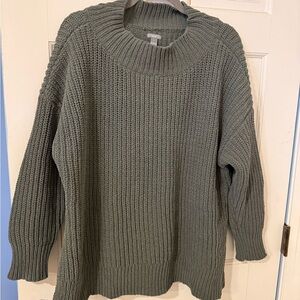 Aerie Olive Knit Sweater